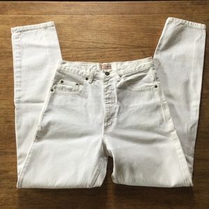 Vintage For Joseph High Rise “Colette” Jean 29 White